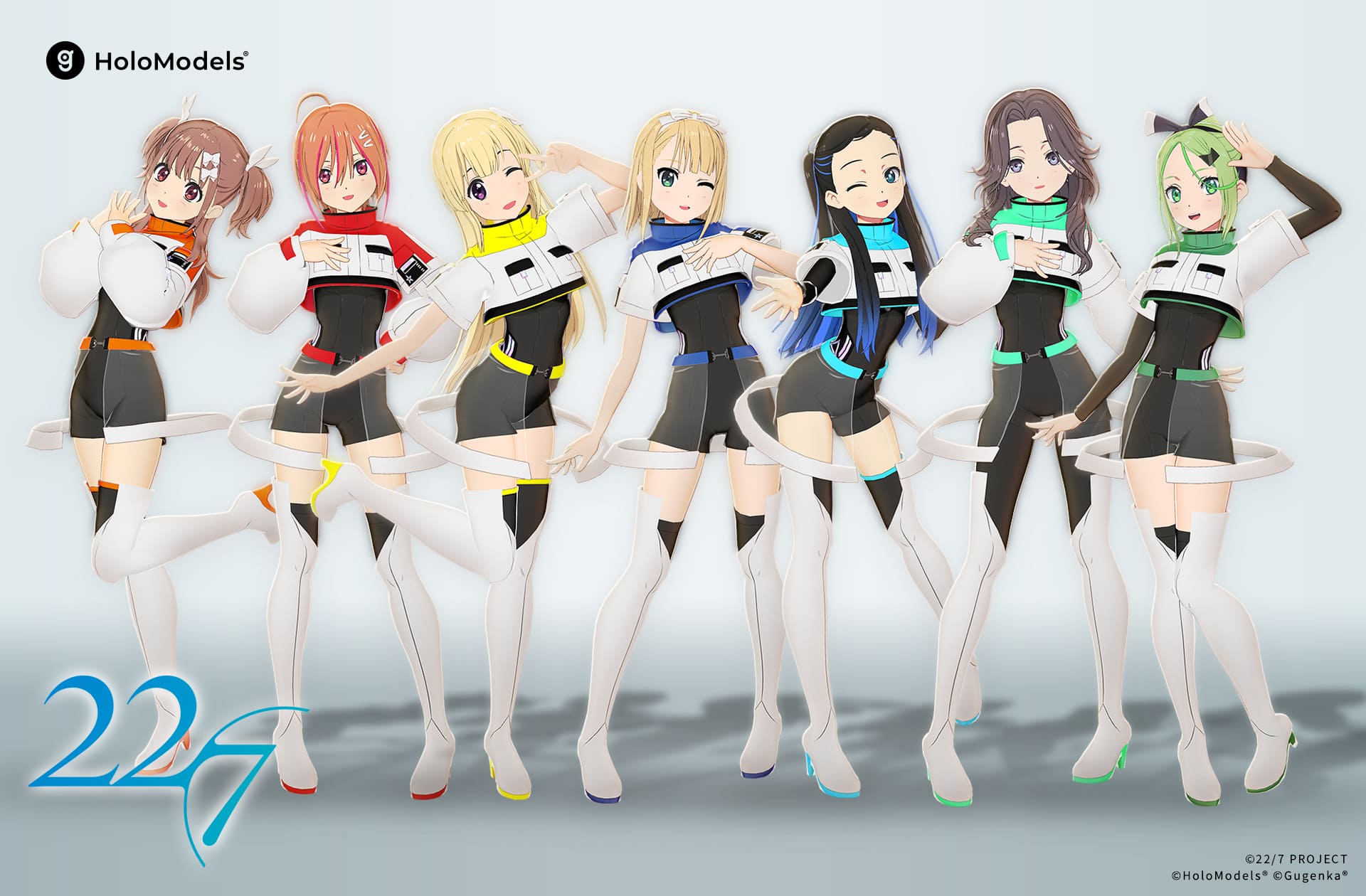 22/7(ナナブンノニジュウニ)」のホロモデルが発売！ | XMarket | The