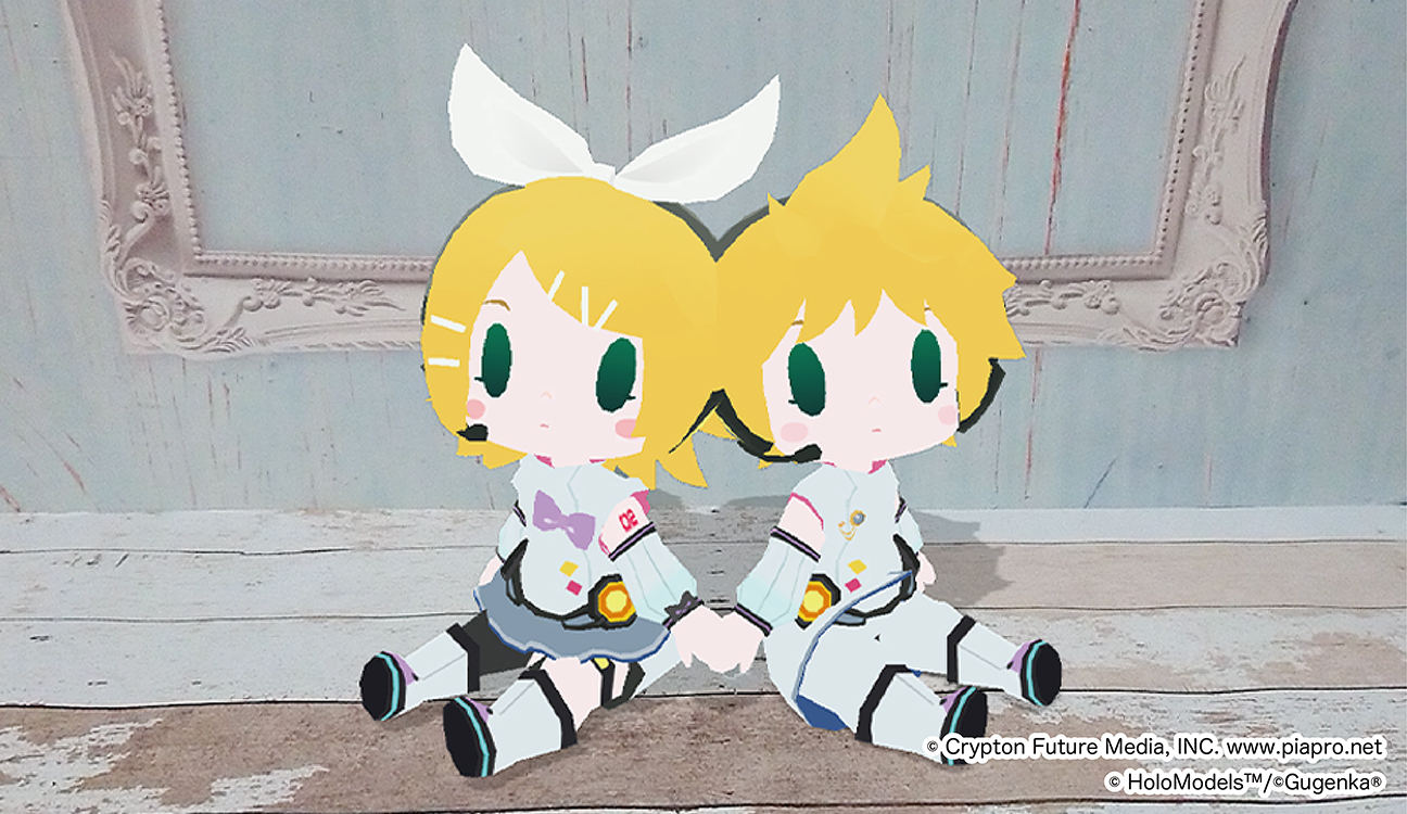 バーチャル・シンガー『鏡音リン/鏡音レン』のCFデジタル