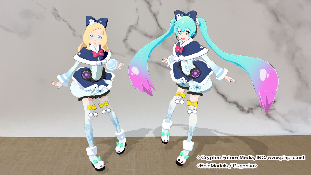 デジタルフィギュア 「初音ミク/東雲めぐ MIKU LAND β Snow World 2021 衣装」「雪ミク SNOW MIKU 2021  Ver.」販売開始！ | XMarket(エックスマーケット) | 世界最大級のXR（AR／VR）グッズストア