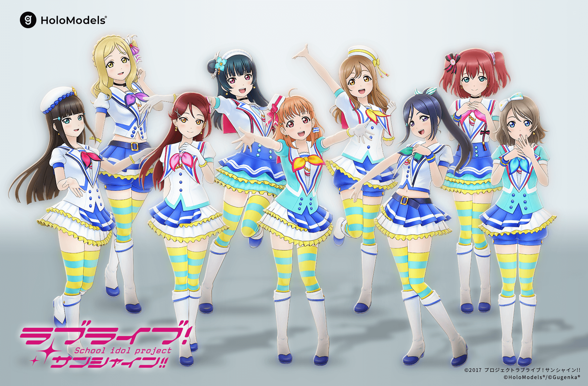 ラブライブサンシャイン  ゲーマーズ限定 チケットホルダー 青ジャン あにキャス主催『ラブライブ！サンシャイン!! Aqours Seaside