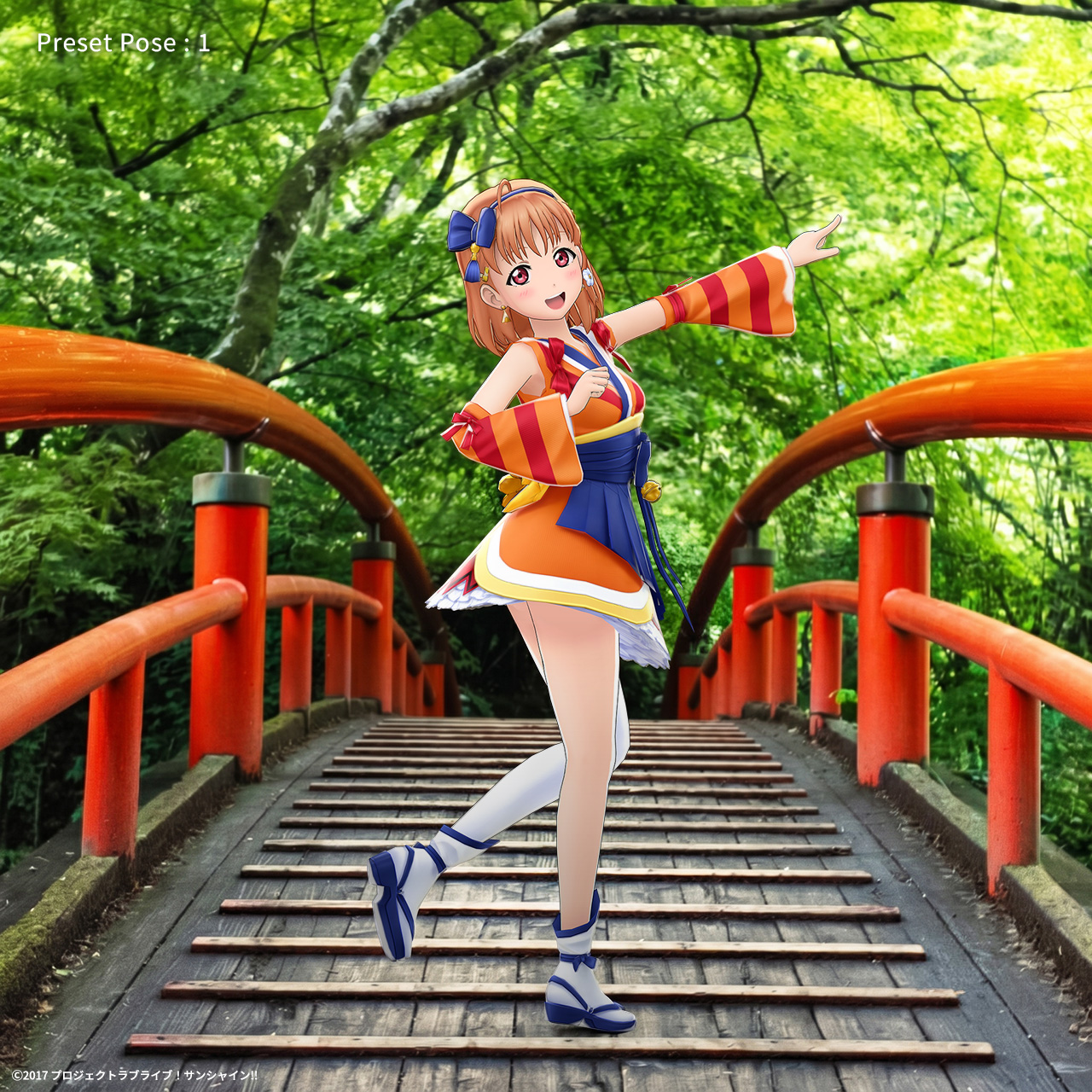 高海 千歌 （「未熟DREAMER」衣装）ホロモデル本体 『ラブライブ