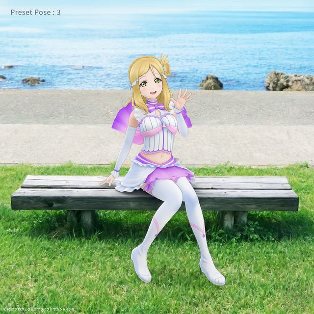 小原 鞠莉 （「恋になりたいAQUARIUM」衣装） ホロモデル本体 『ラブ