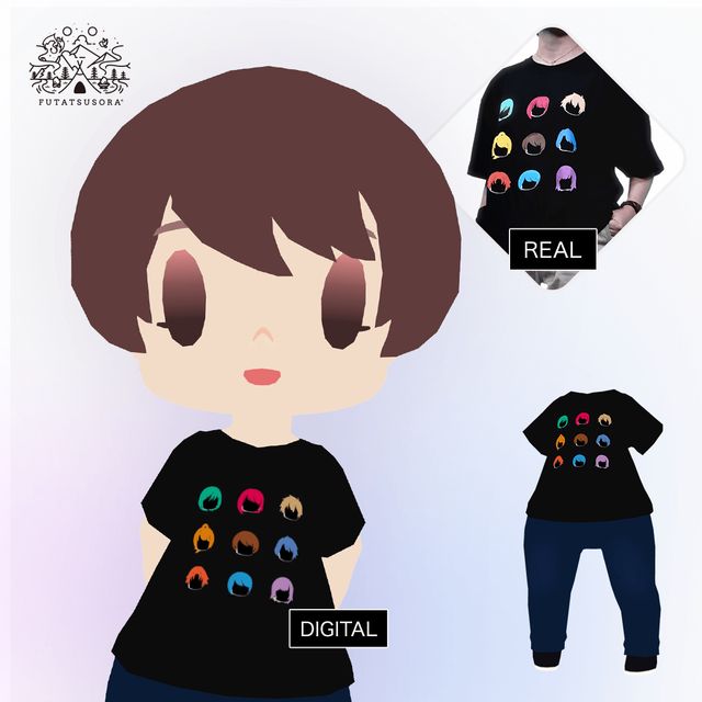 [Gugenka Original] ChibiKetai Hair T-Shirt Size: XL_0