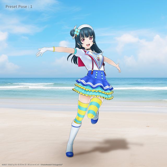 津島 善子 （「青空Jumping Heart」衣装）ホロモデル本体 『ラブライブ