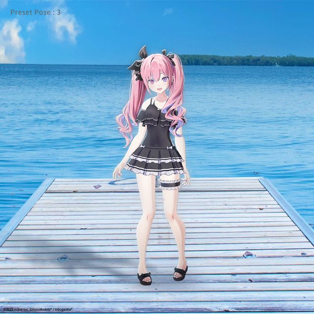 夜羽咲クロネ 水着Ver. | XMarket | The world's largest XR (AR/VR