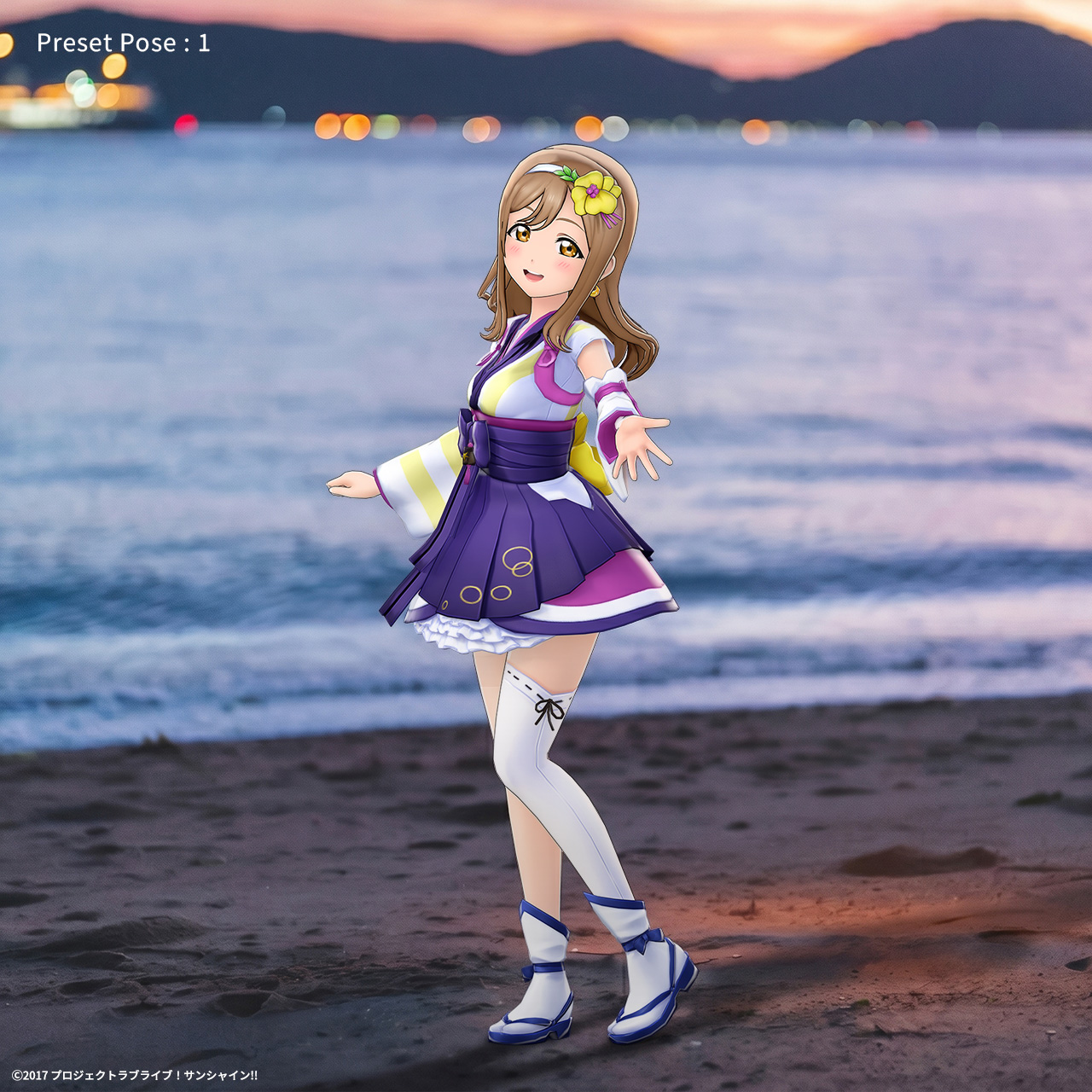 未熟DREAMER 花丸 ウィッグ付き 国木田 花丸 （「未熟DREAMER」衣装）ホロモデル本体 『ラブライブ