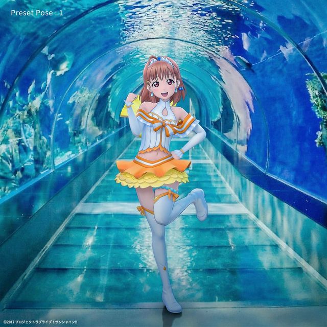 高海 千歌 （「恋になりたいAQUARIUM」衣装） ホロモデル本体 『ラブ