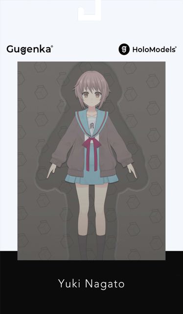 ホロモデル | アニメ公式キャラクター世界最大数のARデジタル ホロモデル | アニメ公式キャラクター世界最大数のARデジタル