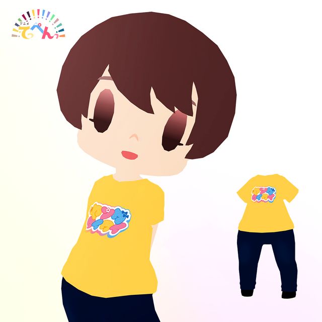"TEPPEN" Logo T-shirt Costume Yellow ver. (ChibiKetai)