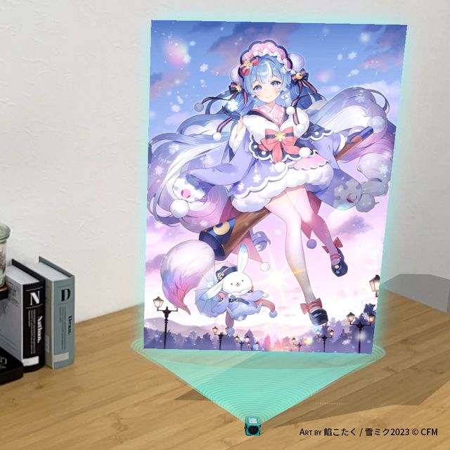 "SNOW MIKU 2023" Illustration Holoposter_0