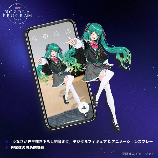 「初音ミク 夜空プログラム 2025 音楽大花火特別配信チケット」 5,000円 プラン_2