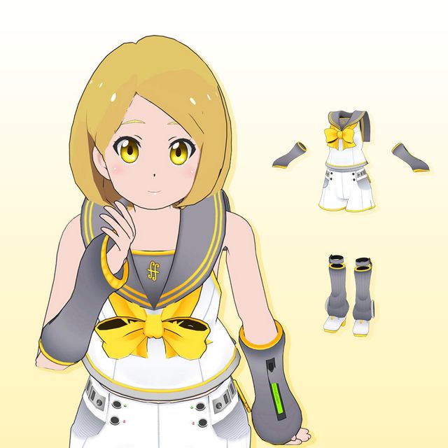 Nari-Kiri Costume Set Type: Kagamine Rin (Ketai)_0