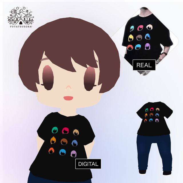 [Gugenka Original] ChibiKetai Hair T-Shirt Size: M