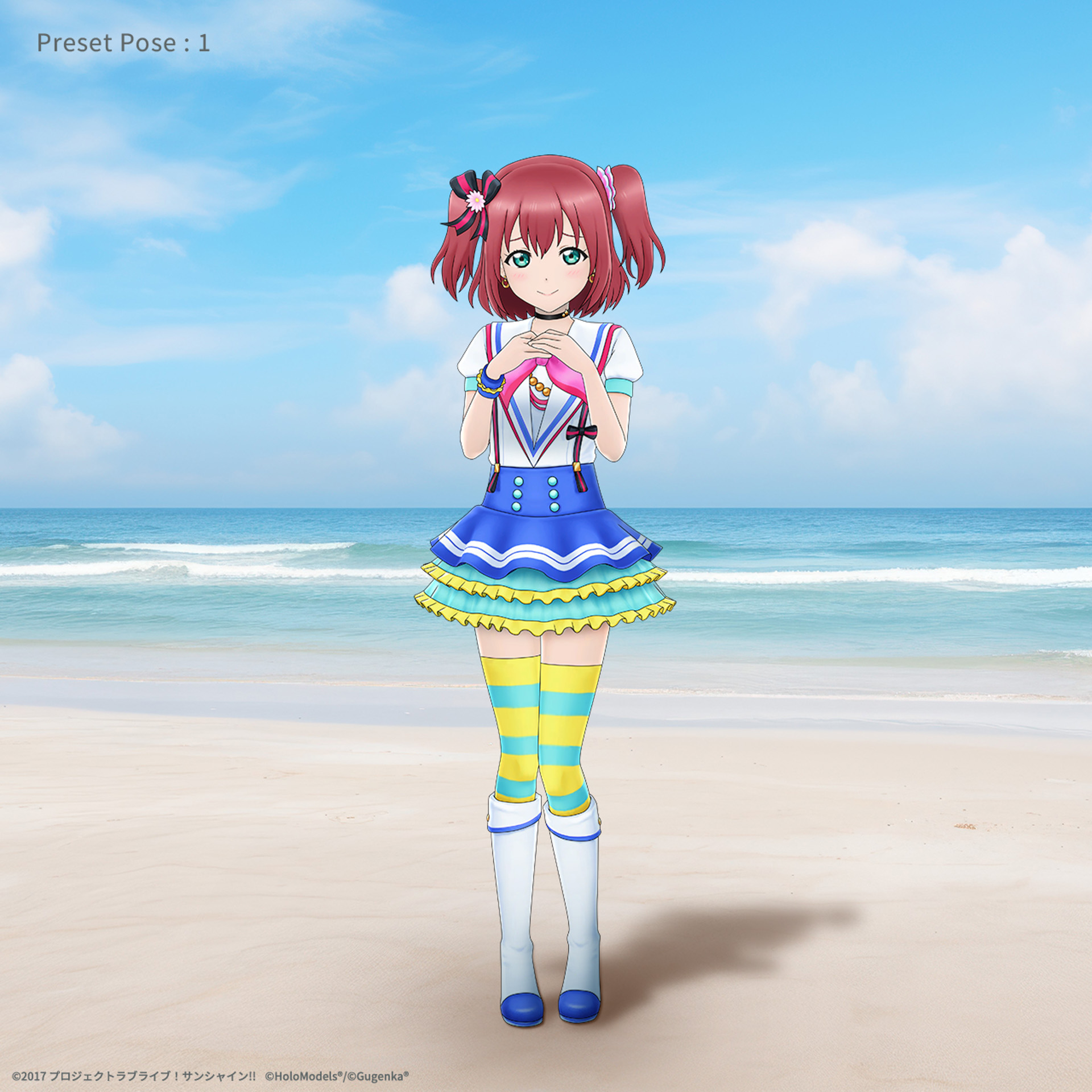黒澤 ルビィ （「青空Jumping Heart」衣装）ホロモデル本体 『ラブ