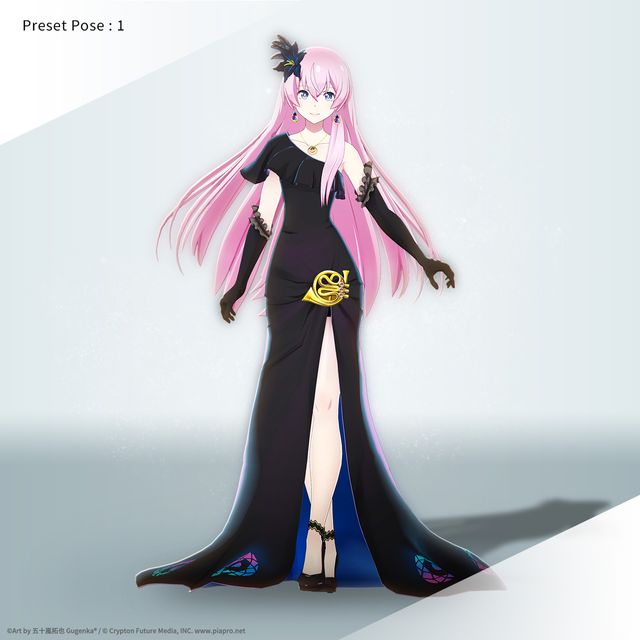 Megurine Luka  -MIKU LAND Diva Dress_1