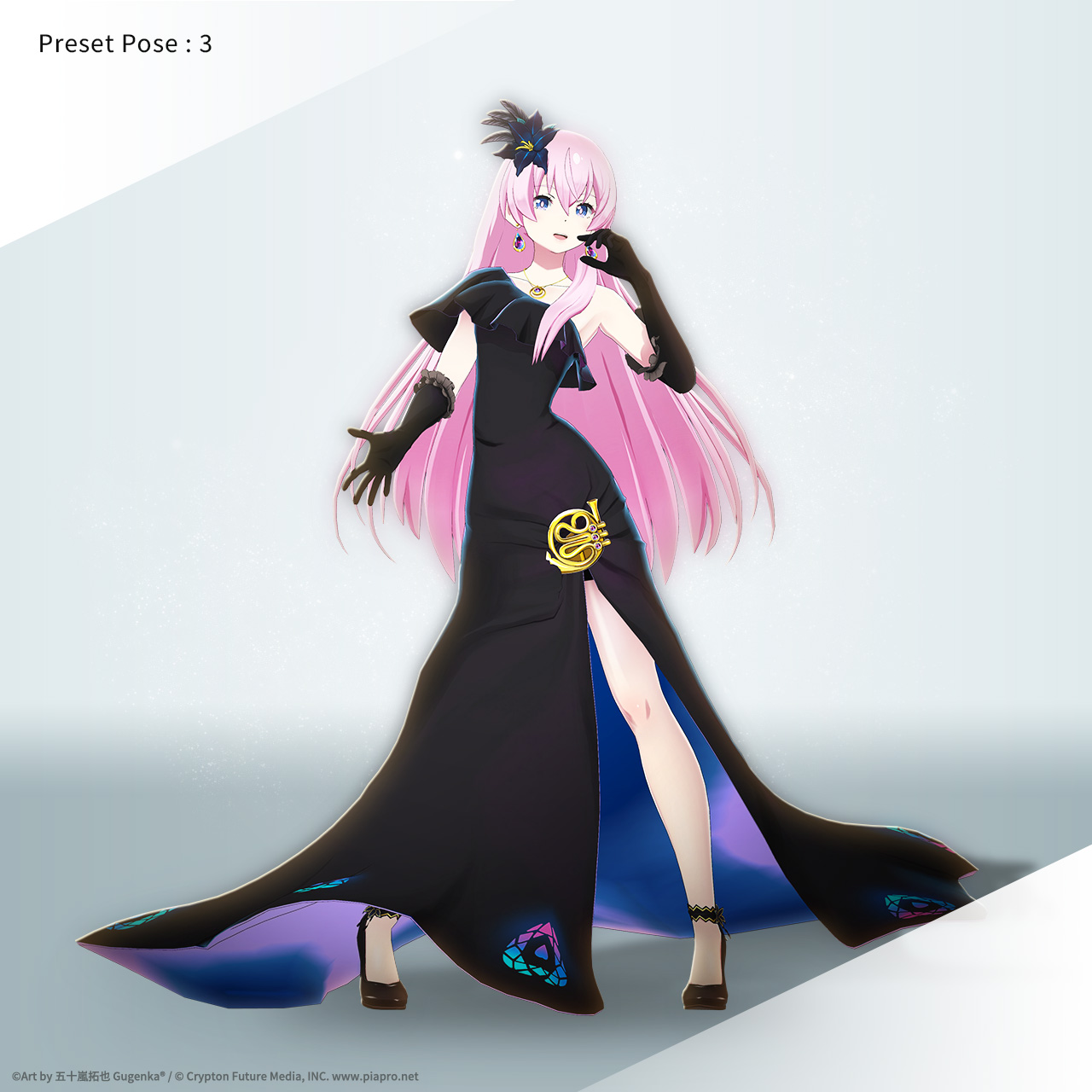 Megurine Luka  -MIKU LAND Diva Dress_3