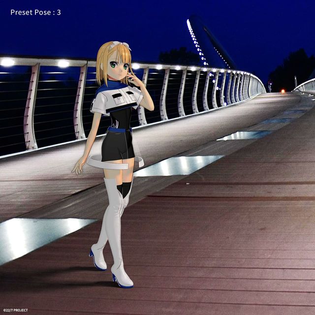 斎藤ニコル (Star Travelers衣装) ホロモデル本体 『22/7』 | X