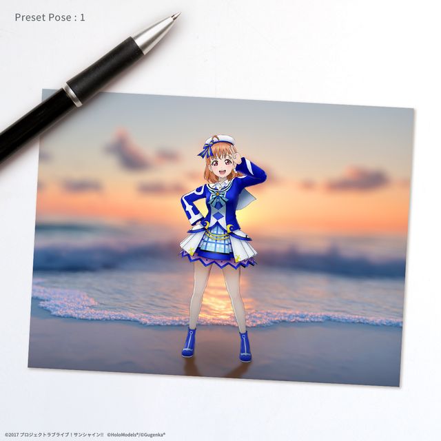 高海 千歌 （「未来の僕らは知ってるよ」衣装）ホロモデル本体 『ラブ