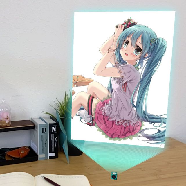 Hatsune Miku holographic poster: Natsume*kei._0