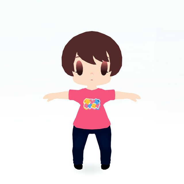 "TEPPEN" Logo T-shirt Costume  Pink ver. (ChibiKetai)_1