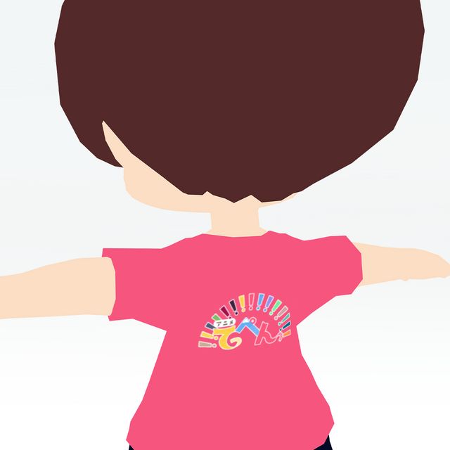 "TEPPEN" Logo T-shirt Costume  Pink ver. (ChibiKetai)_5