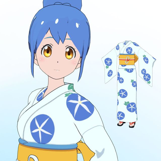 浴衣 紺ver（ちび化体） | Xマーケット | 世界最大級のXR（AR／VR