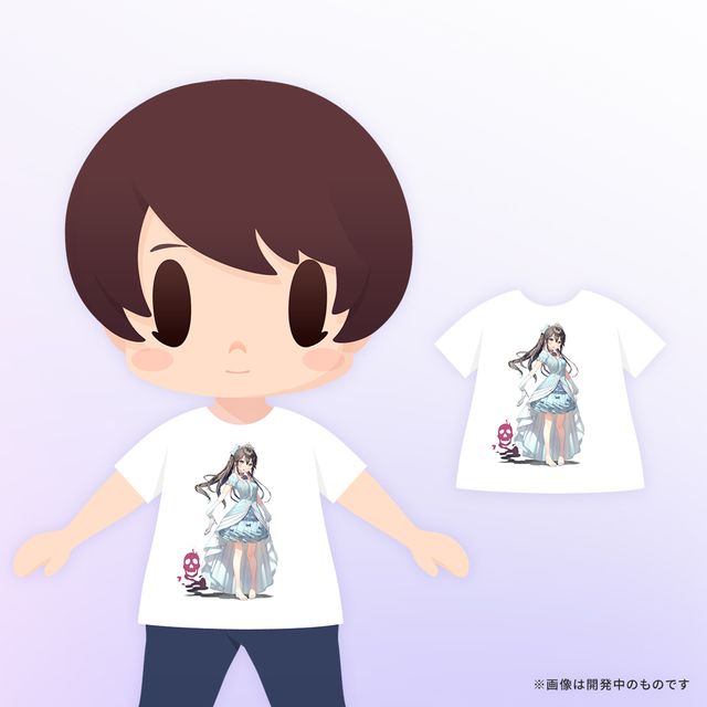 MF Bunko J "Summer School Festival 2022" "佐々木とピーちゃん" T-shirt costume(Chibiketai)