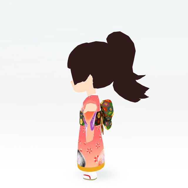 MaruinoAnime×The Tokugawa Art Museum Kimono Costume pink ver.(Chibiketai)_2
