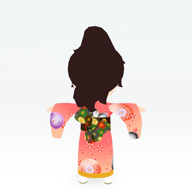 MaruinoAnime×The Tokugawa Art Museum Kimono Costume pink ver.(Chibiketai)_3